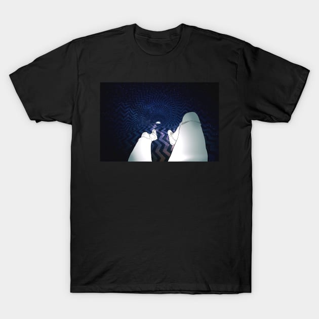 falling into the abyss T-Shirt by DrSoed